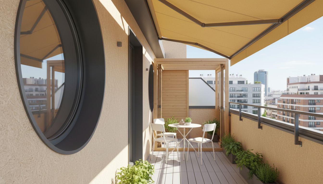 materiales circulares y diseno compacto renovar balcones urbanos para mas luz y menos consumo